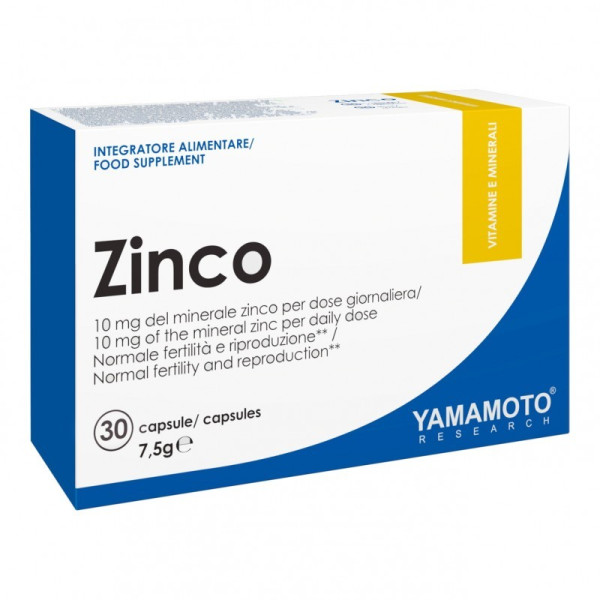 ZINCO PICOLINATO - 30 KAPSULA YAMAMOTO NUTRITION