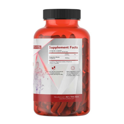 Magnezijum citrat 200 kapsula – THE Nutrition | Poručite online