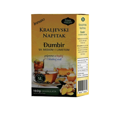 Kraljevski napitak -Djumbir napitak sa medom i limetom-150g granulata