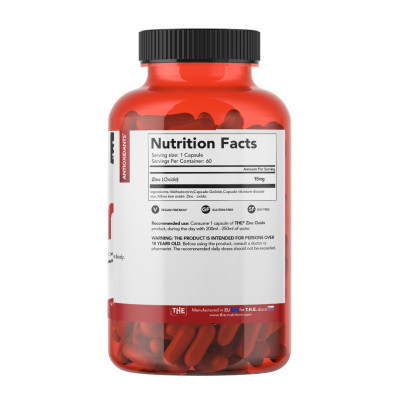 Zinc (Cink) 60 kapsula – THE Nutrition | Poručite online
