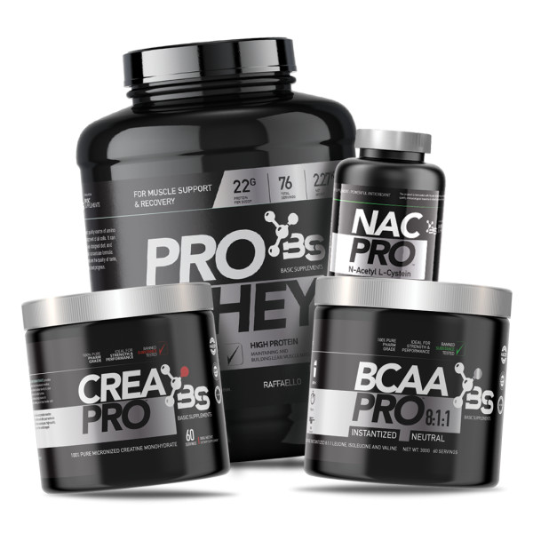 GET MAXXED Paket – Whey Protein 2.27kg + Kreatin + BCAA + NAC