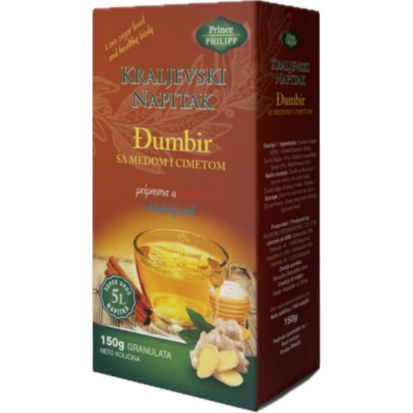 Kraljevski napitak - đumbir sa medom i cimetom 150g granulata