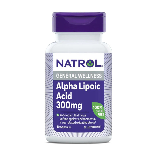 Natrol Alpha Lipoic Acid Kapsule - 300mg | 50 Kapsula