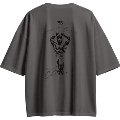 OVERSIZED MAJICE ZA MUŠKARCE – BILDERSKI KROJ, 97% PAMUK, MAKSIMALNA UDOBNOST