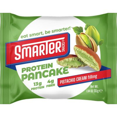 SMARTER Protein PANCAKE – proteinska palačinka sa 13g proteina i 4g vlakana. Idealna za doručak ili užinu, sa niskim udelom šeće