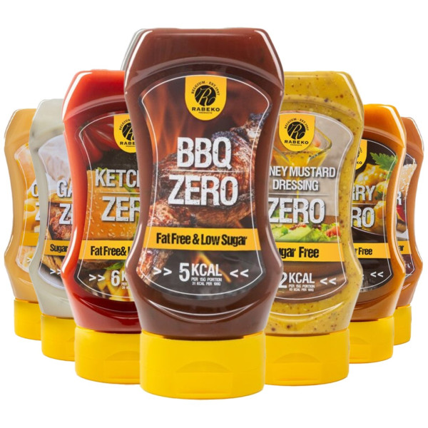 Rabeko Sauce Zero – Niskokalorični prelivi bez šećera (350ml)