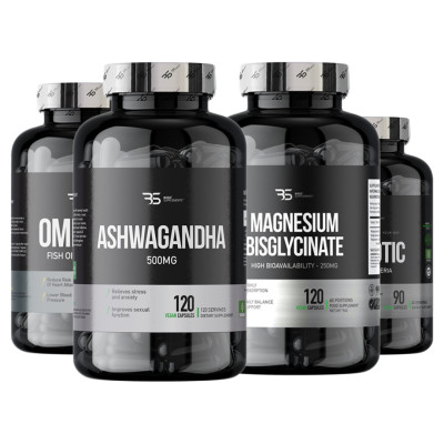 BALANCE AND HORMONE PACK – Omega 3, Magnesium Bisglycinate, Probiotic i Ashwagandha za Hormonalni Balans i Vitalnost
