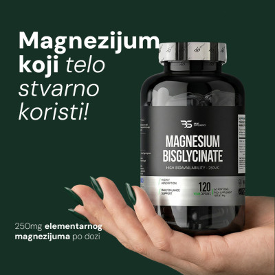 Magnezijum Bisglicinat (Magnesium Bisglycinate) - Basic Supplements