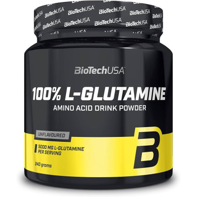 BioTech 100% L-Glutamine 240grama/Aminokiseline/Glutamin/Misicni rast