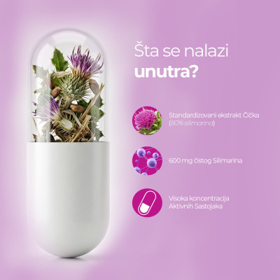 Sily CAPS – Milk Thistle, 60 kapsula YAMAMOTO NUTRITION