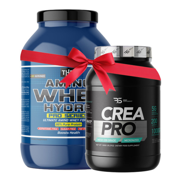 PAKET XXL 3 THE AMINO WHEY3,5 kg + CREA PRO 1 kg