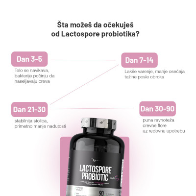 LACTOSPORE® PROBIOTIC BASIC SUPPLEMENTS - 90 CAPSULES