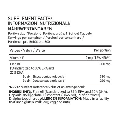 OMEGA 3 PRO 300 SOFT GEL - BASIC SUPPLEMENTS