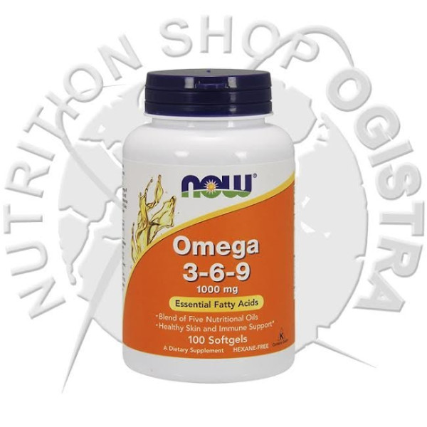 NOW FOOD -Omega 3-6-9 100 softgel-1000 mg
